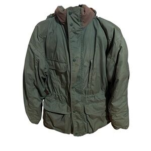 Eddie Bauer Premium Goose Down Gore-Tex Hooded Parka Men's Large Coat Jacket